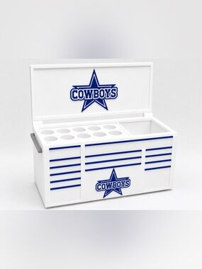 Dallas Cowboys Mini Toolbox Pen And Trinket Holder Desk Top Organizer